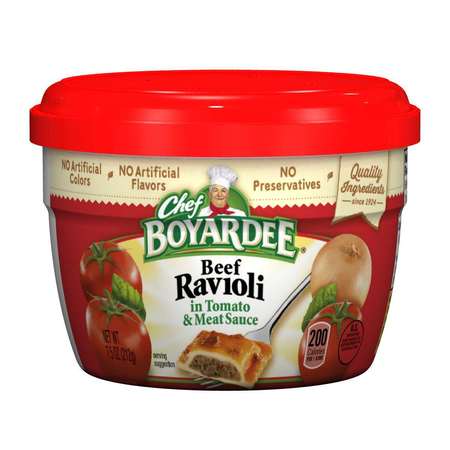 CHEF BOYARDEE Chef Boyardee Beef In Tomato & Meat Sauce Ravioli 7.5 oz., PK12 6414404709